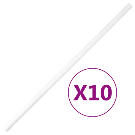 kabelkanaler med clips Ø20 mm 10 m PVC