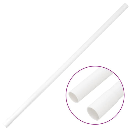 kabelkanaler med clips Ø25 mm 10 m PVC