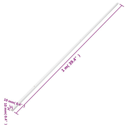 kabelkanaler 10x10 mm 10 m PVC