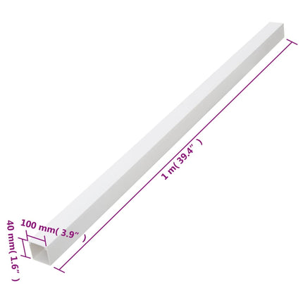kabelkanaler 100x40 mm 10 m PVC