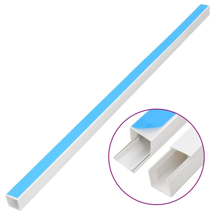 selvklæbende kabelkanal 10x10 mm 10 m PVC