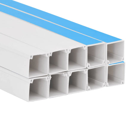 selvklæbende kabelkanal 30x15 mm 10 m PVC