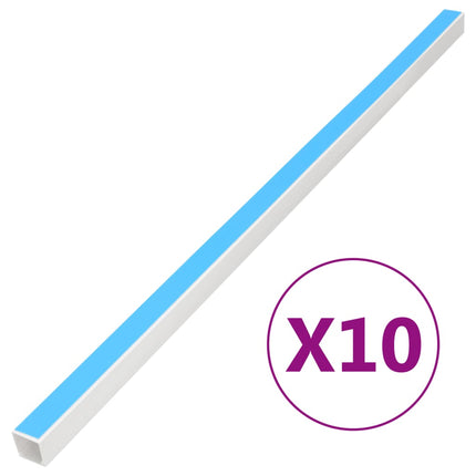 selvklæbende kabelkanal 20x10 mm 10 m PVC