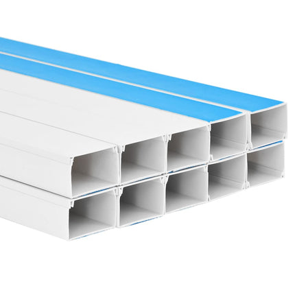 selvklæbende kabelkanal 60x40 mm 10 mm PVC
