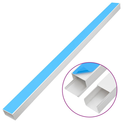 selvklæbende kabelkanal 50x25 mm 10 m PVC