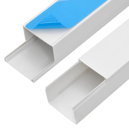 selvklæbende kabelkanal 50x25 mm 10 m PVC