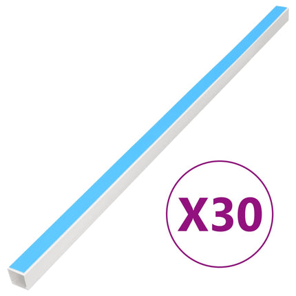 selvklæbende kabelkanal 20x10 mm 30 mm PVC