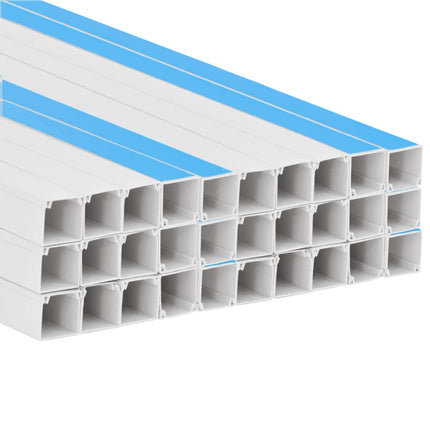 selvklæbende kabelkanal 30x20 mm 30 m PVC