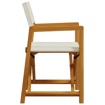havestole 6 stk. foldbar stof cremehvid