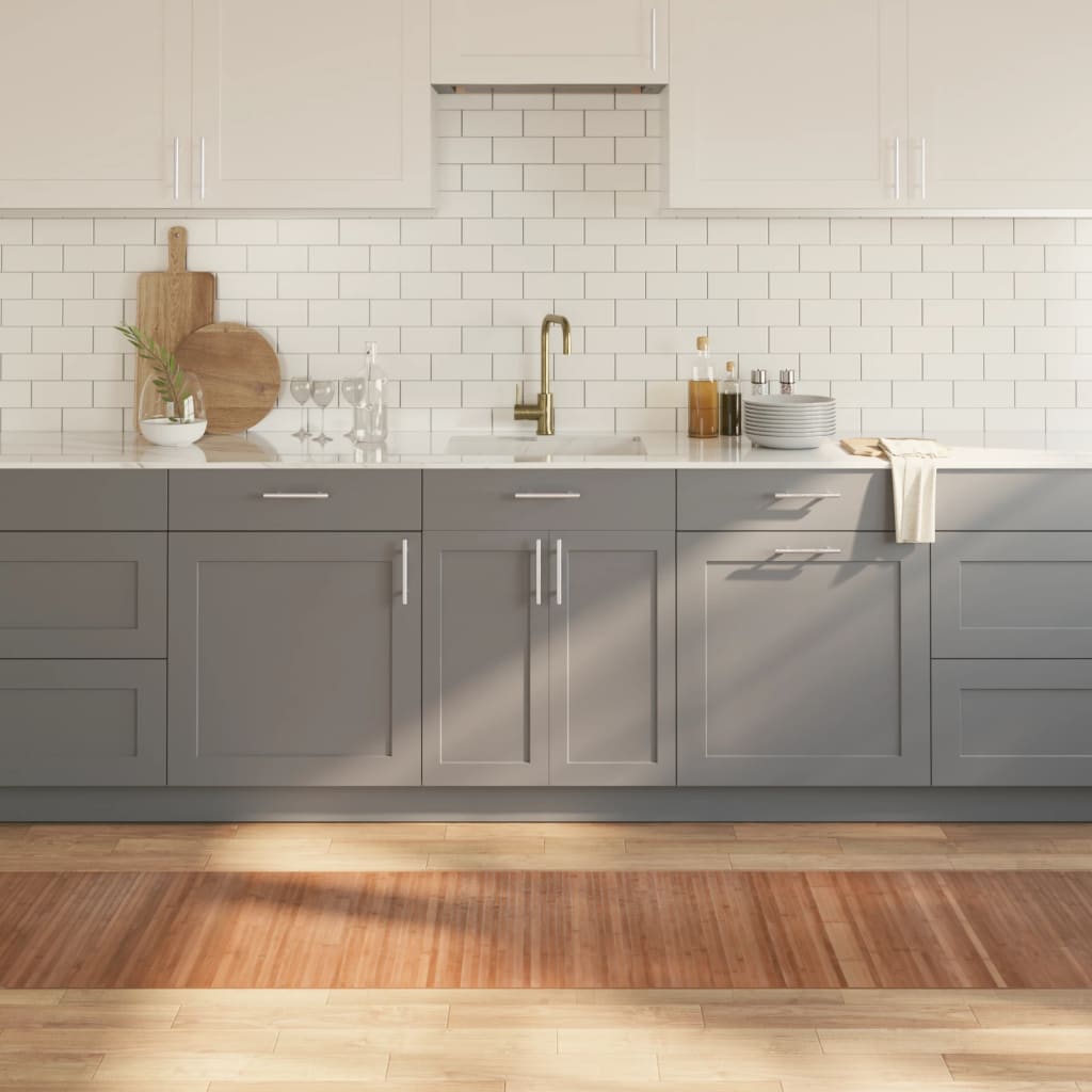 Gulvtæppe 60x300 Cm Rektangulær Bambus Naturfarvet - Vidaxl