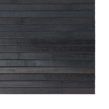 gulvtæppe 60x300 cm rektangulær bambus grå