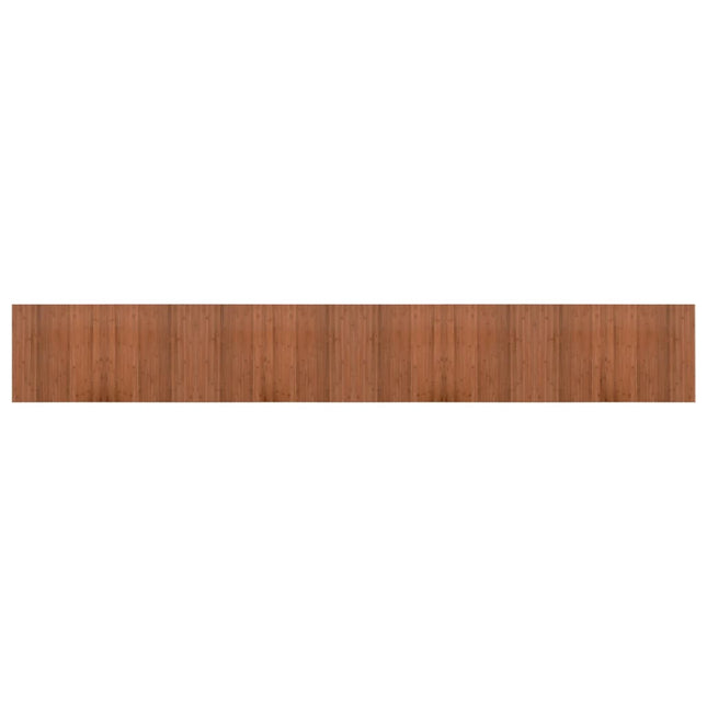 gulvtæppe 60x400 cm rektangulær bambus brun
