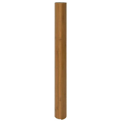 gulvtæppe 70x100 cm rektangulær bambus brun