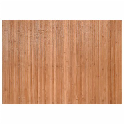 gulvtæppe 70x200 cm rektangulær bambus naturfarvet