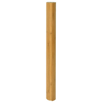 gulvtæppe 70x300 cm rektangulær bambus naturfarvet