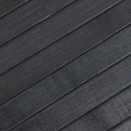 gulvtæppe 70x300 cm rektangulær bambus grå