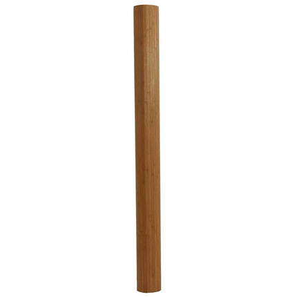 gulvtæppe 80x200 cm rektangulær bambus brun