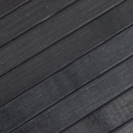 gulvtæppe 100x300 cm rektangulær bambus grå