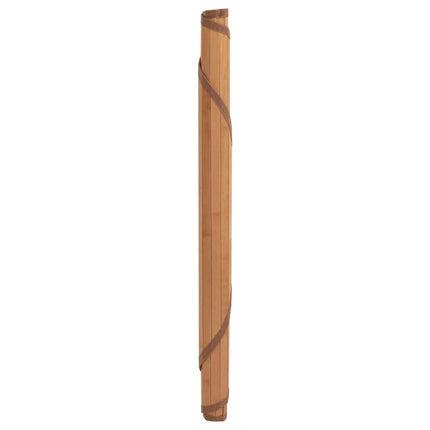 gulvtæppe 60 cm bambus naturfarvet