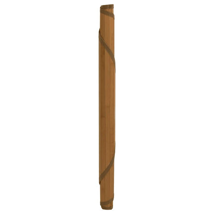 gulvtæppe 60 cm bambus brun