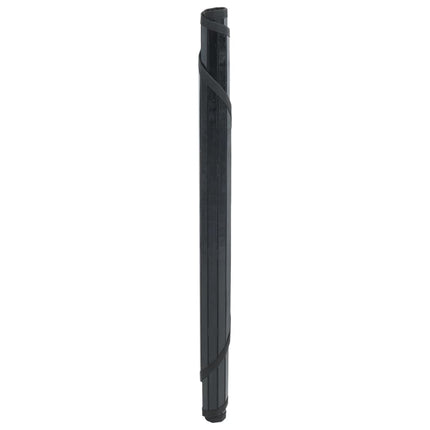 gulvtæppe 80 cm bambus sort