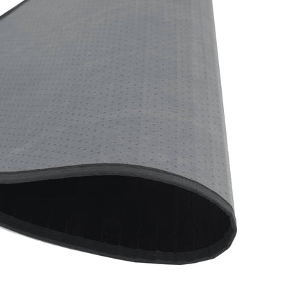 gulvtæppe 80 cm bambus sort