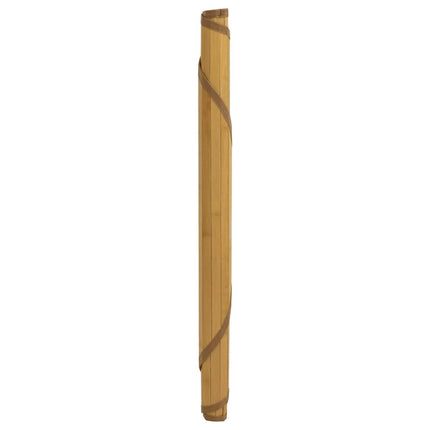 gulvtæppe 100 cm bambus naturfarve