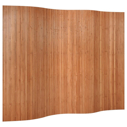 rumdeler bredde 250 cm højde 165 cm bambus brun