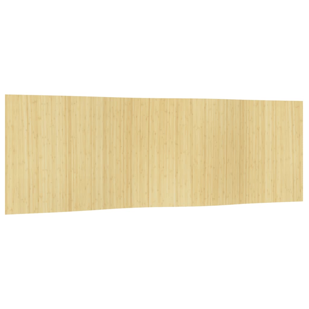 rumdeler bredde 600 cm højde 165 cm bambus lys naturfarvet