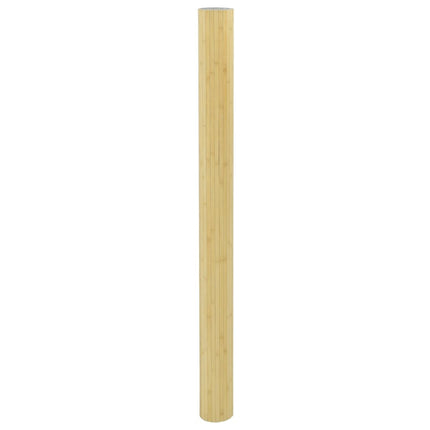 rumdeler bredde 800 cm højde 165 cm bambus lys naturfarvet