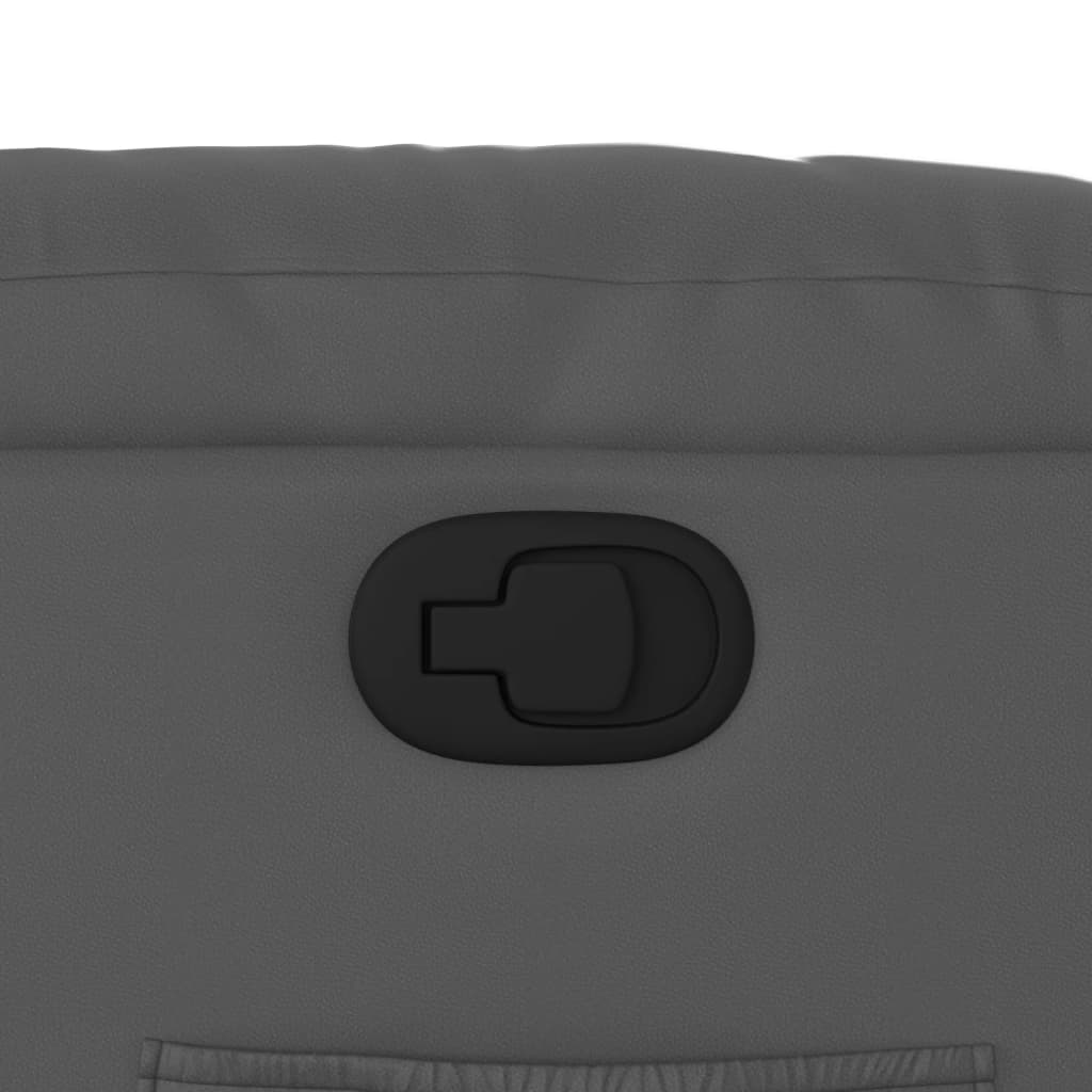 lænestol kunstlæder grå