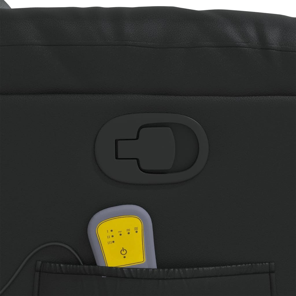 massagestol kunstlæder sort