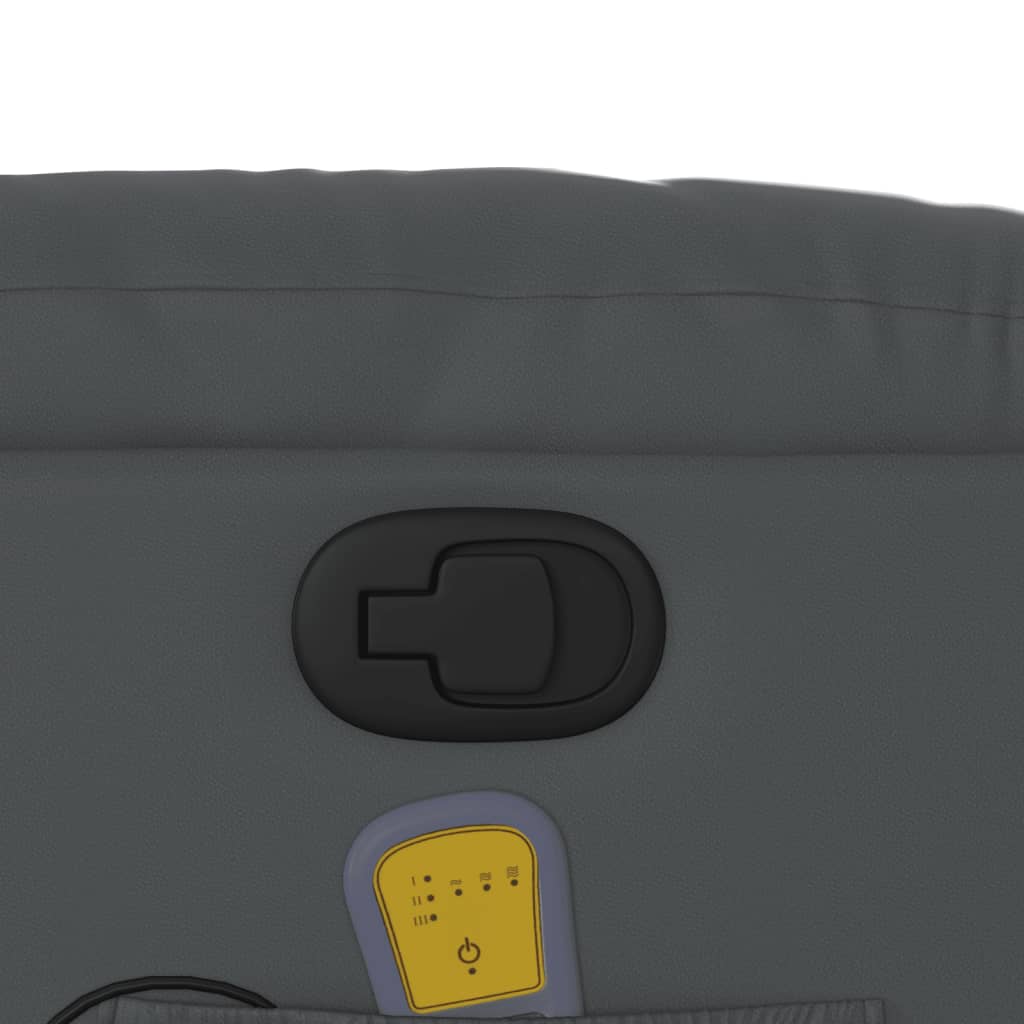 massagestol kunstlæder grå