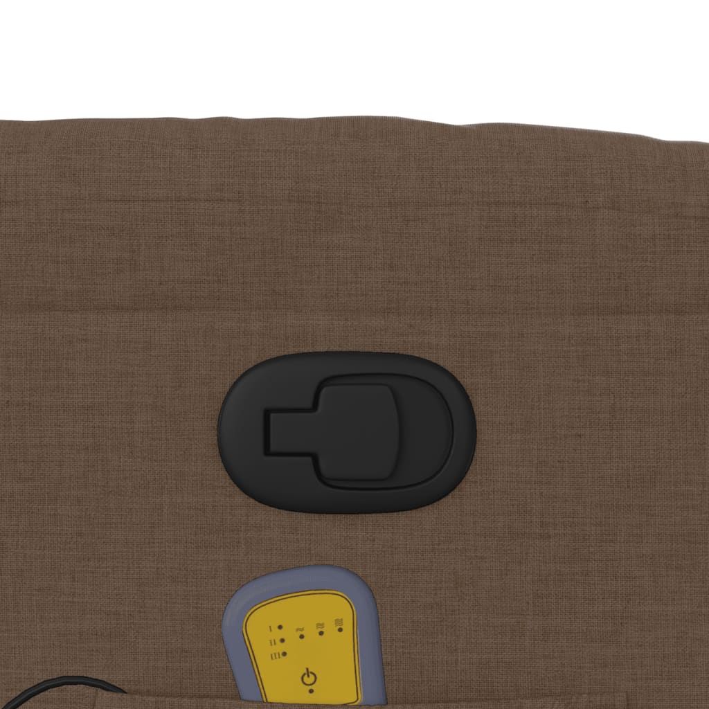 massagestol stof brun