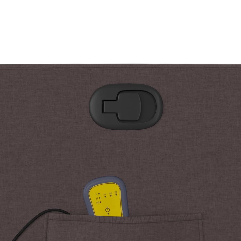 massagestol stof mørkebrun