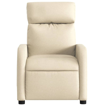 massagestol stof cremefarvet