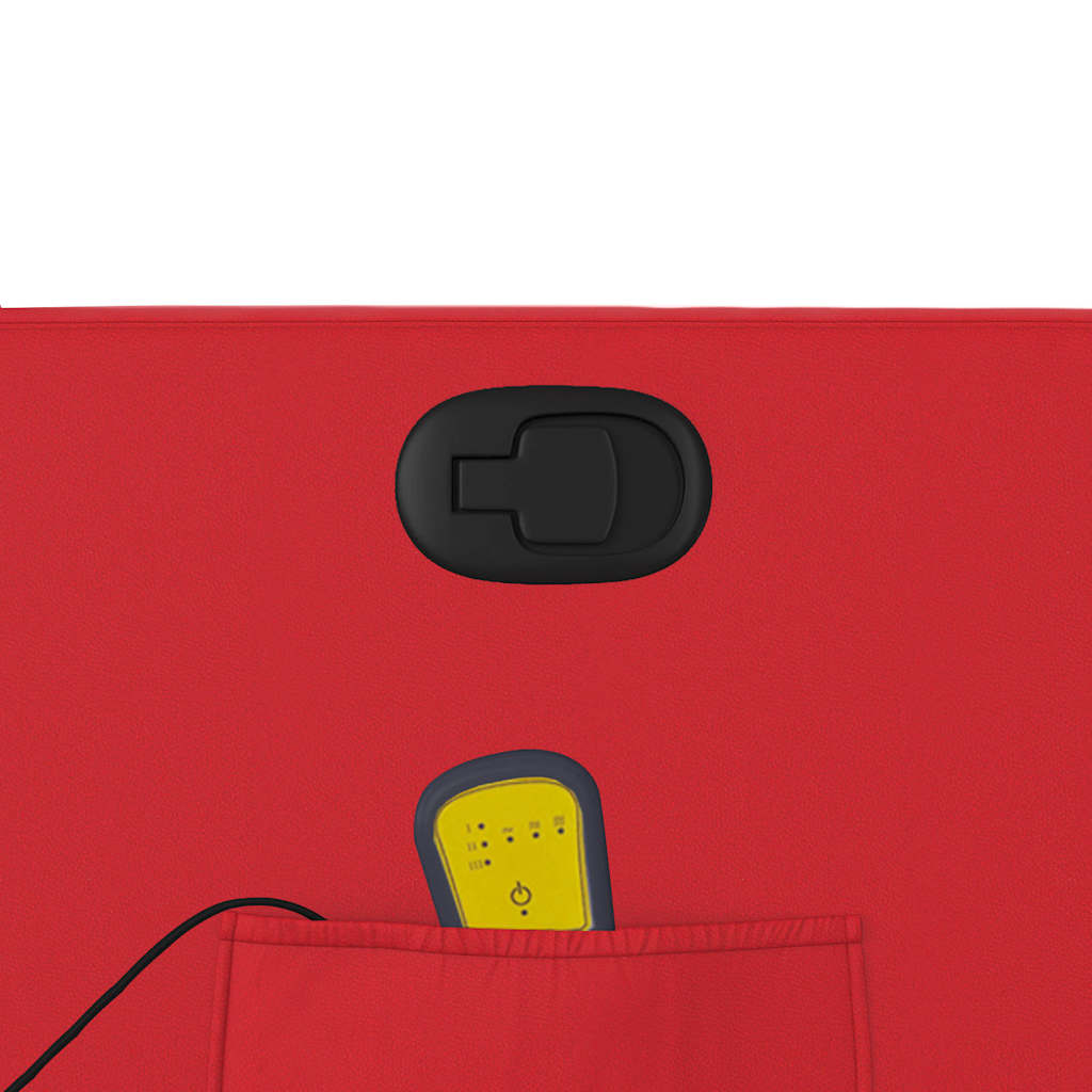 massagestol kunstlæder rød