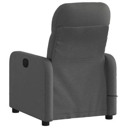 massagestol stof mørkegrå