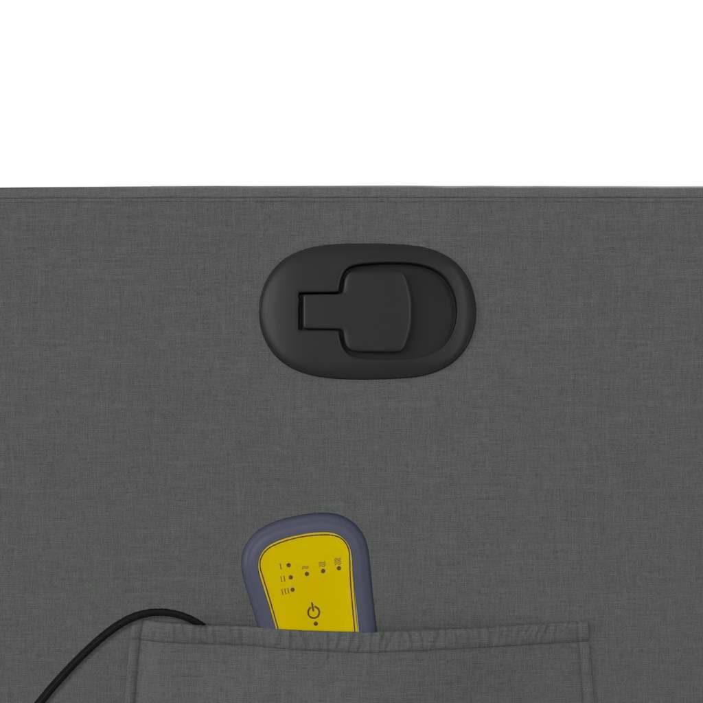 massagestol stof mørkegrå