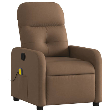 massagestol stof brun