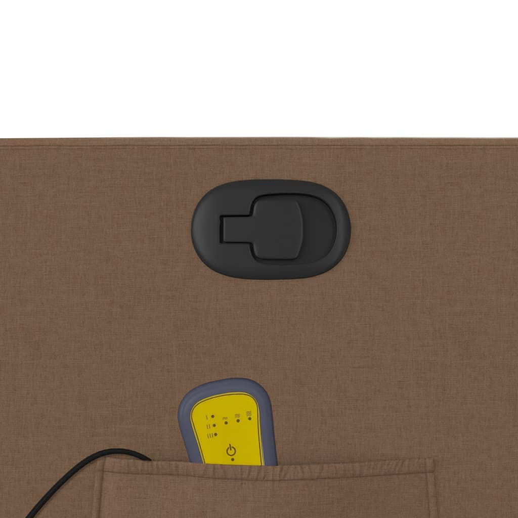 massagestol stof brun