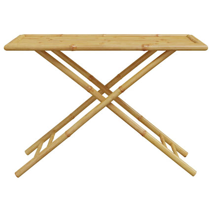 foldbart havebord 110x55x75 cm bambus