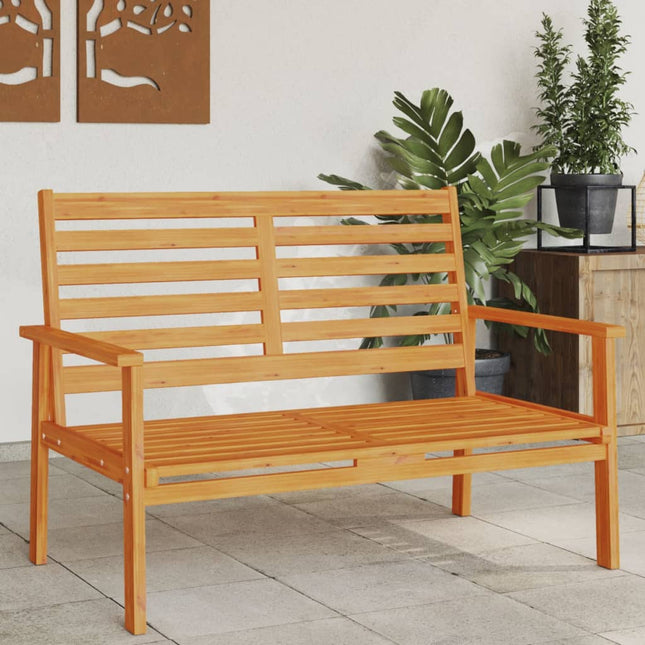 havebænk 120 cm massivt akacietræ