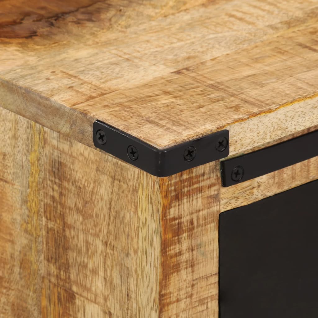 skænk med 3 skuffer 55x35x60 cm massivt mangotræ