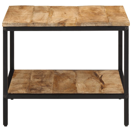 sofabord 55x55x45 cm massivt ru mangotræ