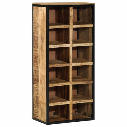 Sko skab med hylde Brun 50 x 30 x 110 cm Massivt mangotræ