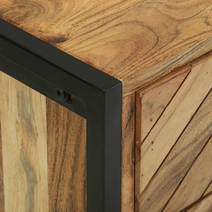 Konsolbord med skuffe Brun 90 x 35 x 80 cm Massivt Akacietræ