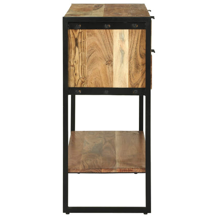 Konsolbord med skuffe Brun 90 x 35 x 80 cm Massivt Akacietræ