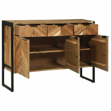 Sideboard 100 x 30 x 75 cm Massivt akacietræ