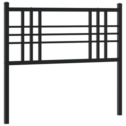 udskiftningsgavl 100 cm metal sort